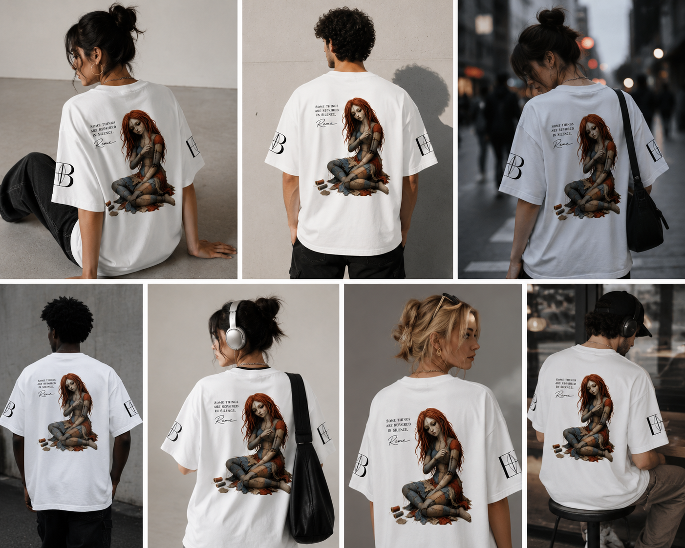 Oversized High Neck Tee — Organic