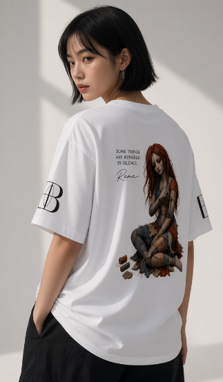 Oversized High Neck Tee — Organic