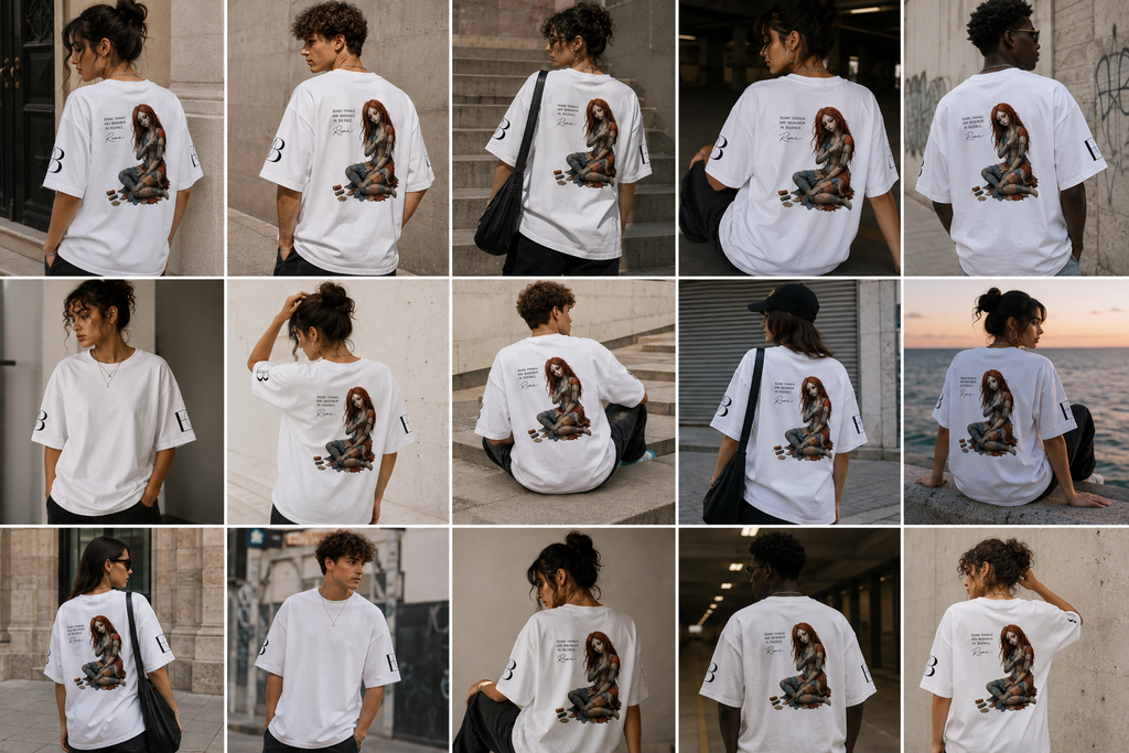 Oversized High Neck Tee — Organic
