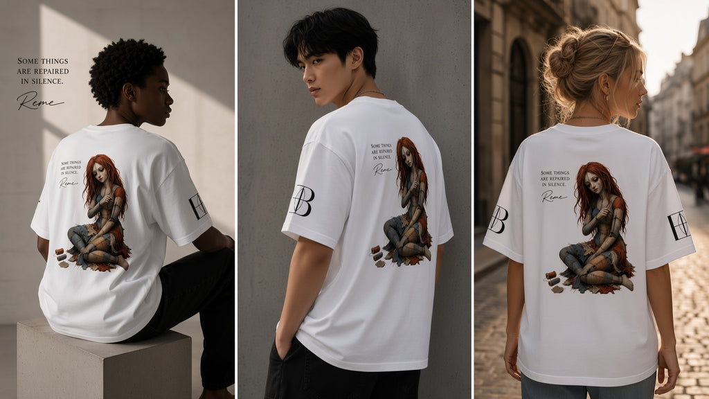 Oversized High Neck Tee — Organic